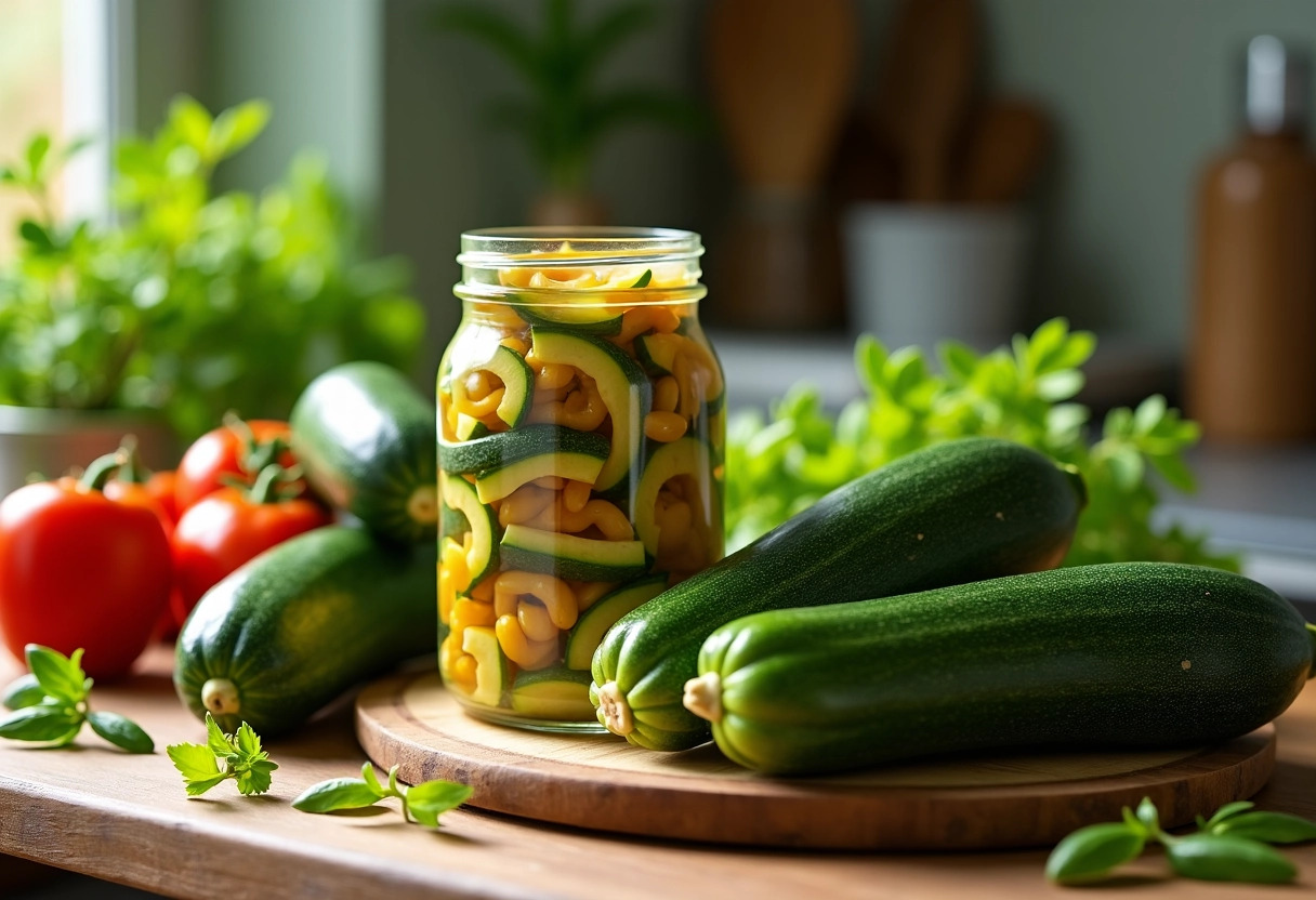 courgettes conserve